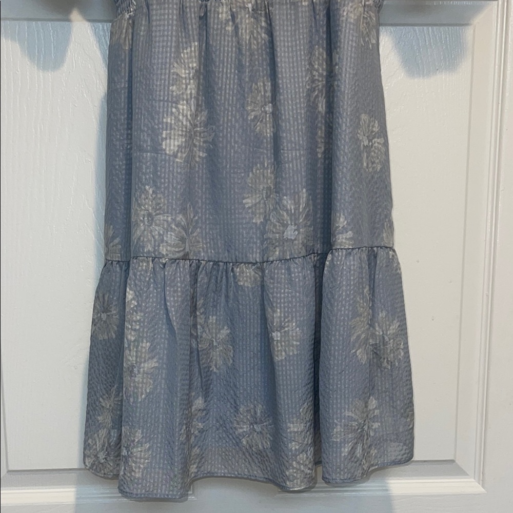 Madewell Silk Lucie Smocked Mini Dress in Moody Blooms - Picture 7 of 8